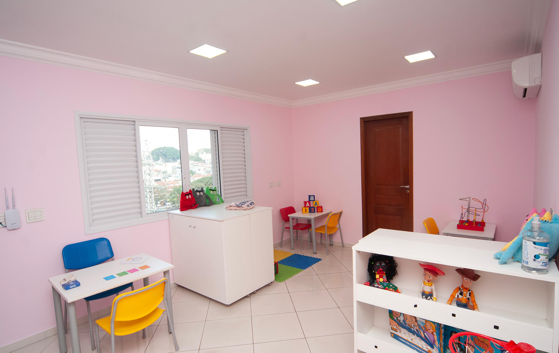 Sala de atendimento infantil da unidade Tatuapé